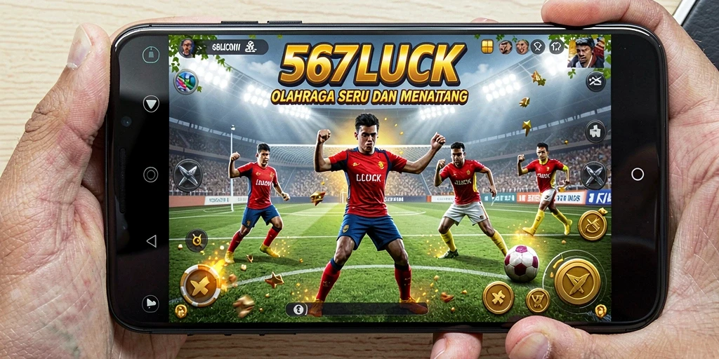 Screenshot gameplay 567LUCK yang menampilkan aksi olahraga seru.