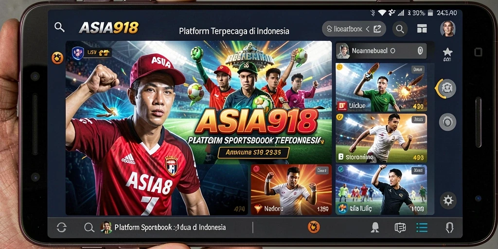 Screenshot gameplay ASIA918 menampilkan antarmuka taruhan yang menarik.