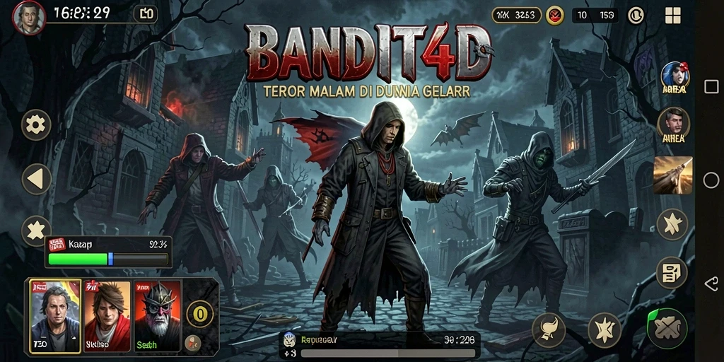 Tangkapan layar BANDIT4D menampilkan suasana mencekam dan gameplay yang menegangkan.
