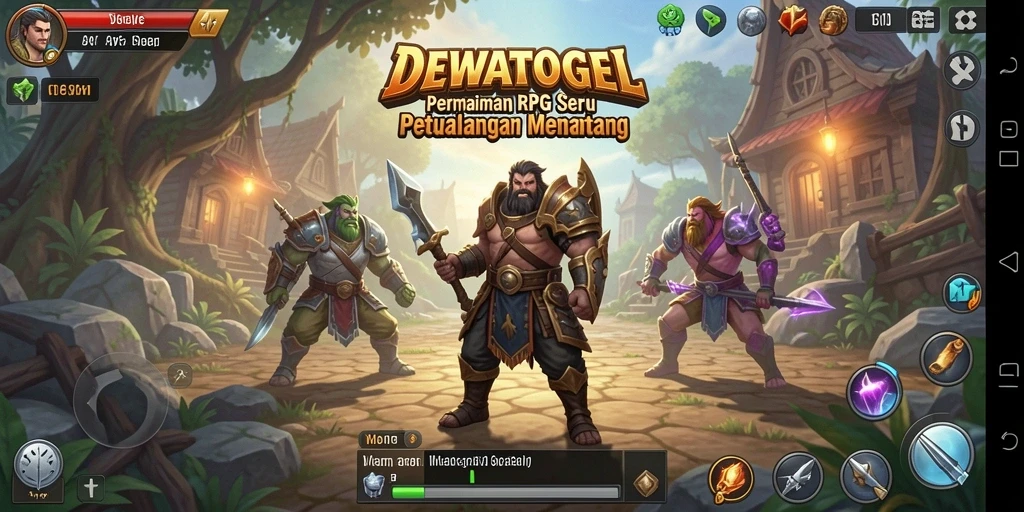 Tampilan gameplay menegangkan dalam DEWATOGEL yang penuh aksi.