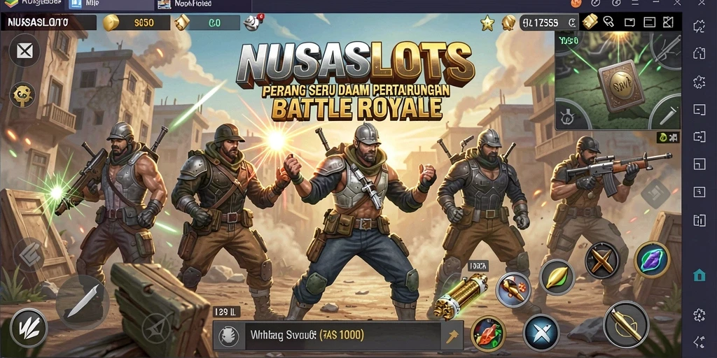 Tampilan gameplay NUSASLOTS yang penuh aksi dan strategi.