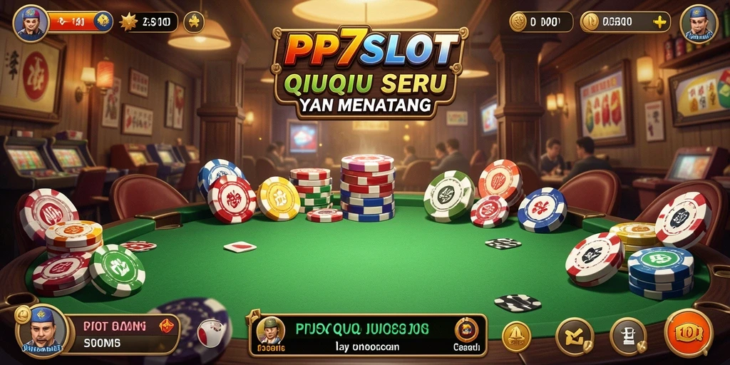 Tampilan gameplay QiuQiu dengan aksi seru dan menegangkan.