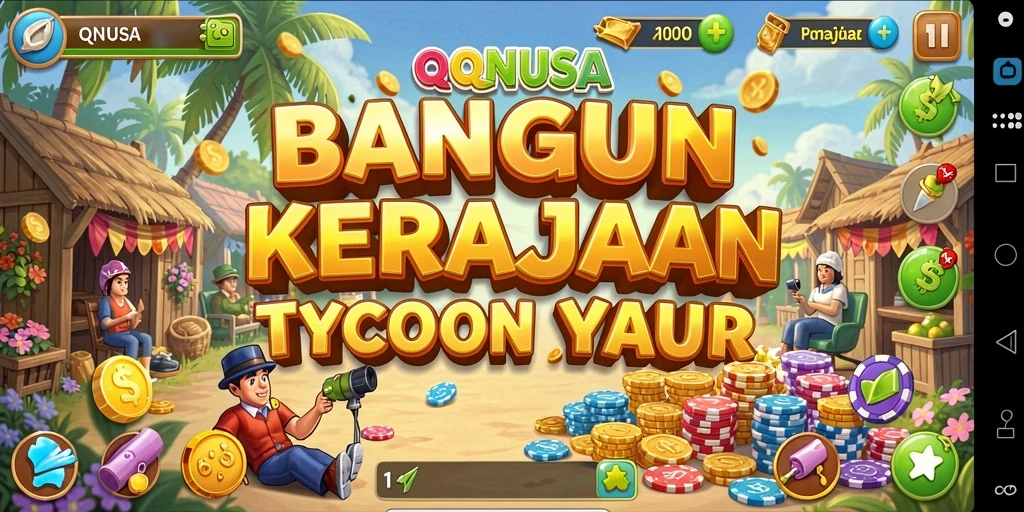 Tampilan gameplay QQNUSA yang menakjubkan dan strategis.