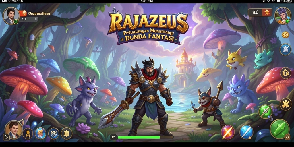 Gameplay seru RAJAZEUS dalam petualangan yang menantang.