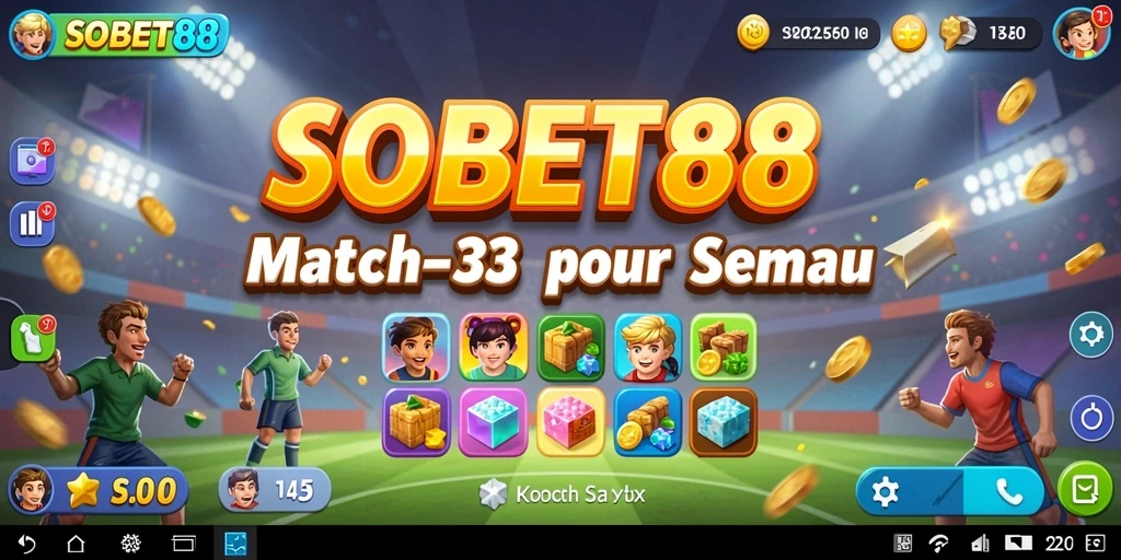 Tampilan gameplay menarik dari SOBET88 yang penuh warna.