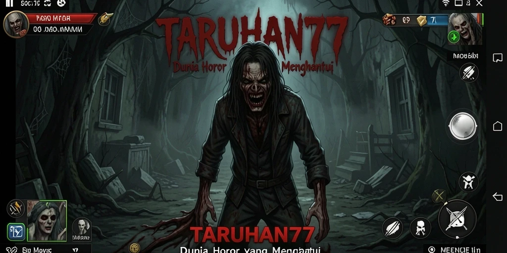 Tangkapan layar menampilkan gameplay mencekam dari TARUHAN77.